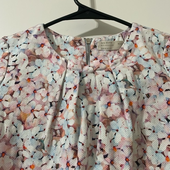 Floral Short Sleeve Dress - Picture 6 of 7